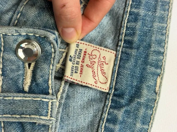 True Religion Wide Shorts Chief Keef Type Jeans Gute Zustand Y2K Streetwear