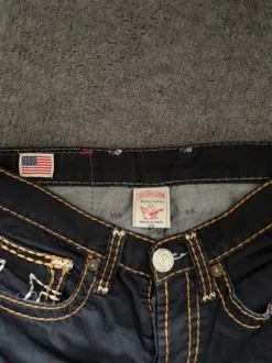 True Religion Y2K Jeans 😍 schwarze Big Stitch Hose in 29