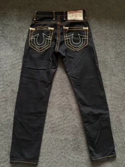 True Religion Y2K Jeans 😍 schwarze Big Stitch Hose in 29