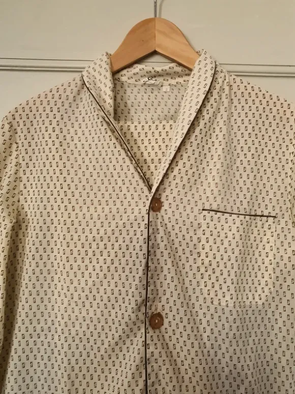 True vintage Pyjama schlafanzug Herren gr. S