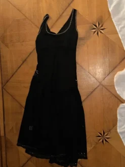 True vintage 20s 20er kleid pailetten S M durchsichtig