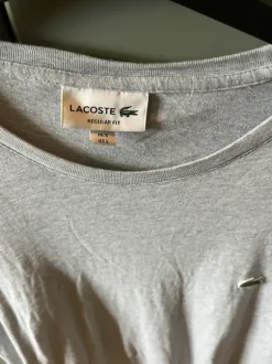 Tshirt Lacoste grijs maat L