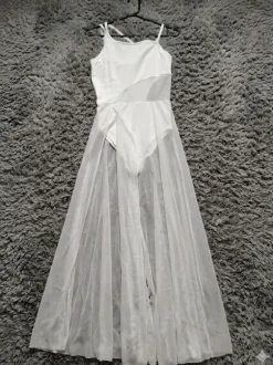 Turnanzug Cheerleader tanzen Ballett Sport Gymnastik body kürkleid gr. S