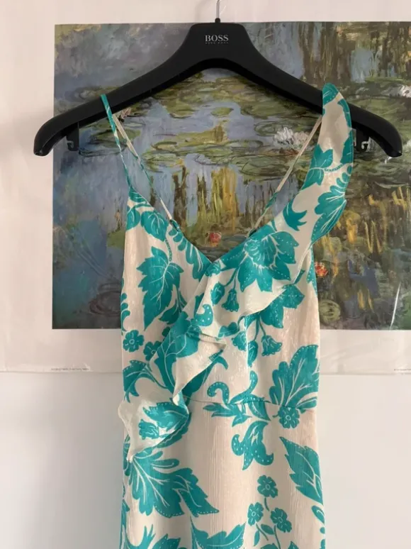 Turquoise summer dress