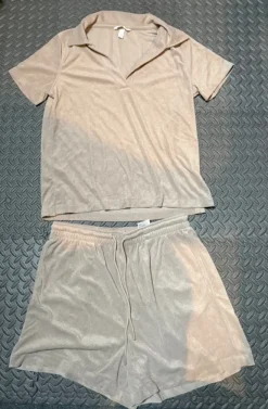 Two piece set badstof