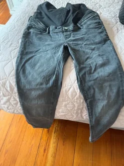 Umstandsmode jeans grau