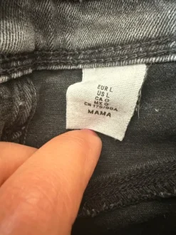 Umstandsmode jeans grau