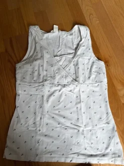 Umstandstops Stilltops H&M Mama Gr. M 2 Stück Weiß blau gestreift