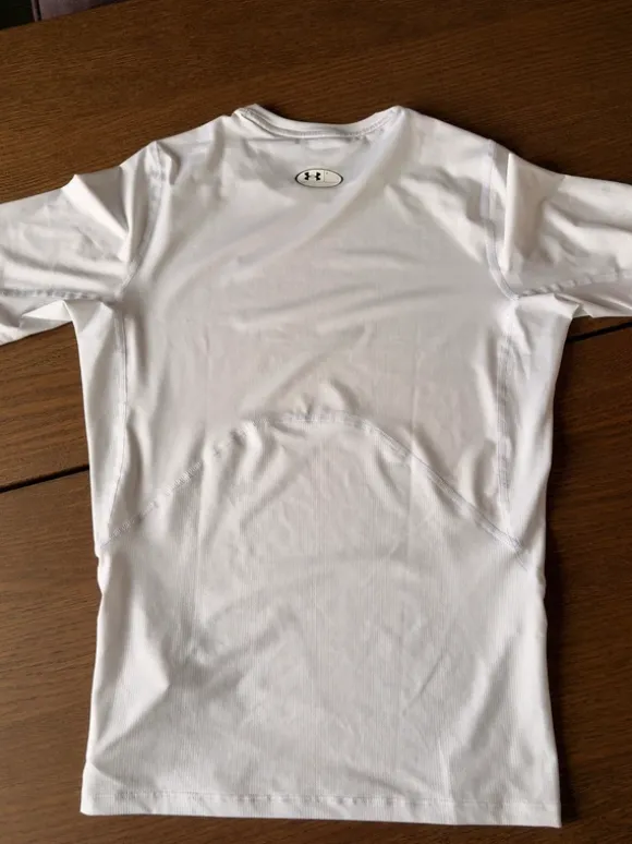 Under Armour Herren Gym Compressionshirt L Weiß