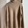 Uniqlo half / quarter zip Pullover beige L wolle