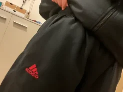 Unisex Adidas Trainingsanzug Vintage dunkelblau rot