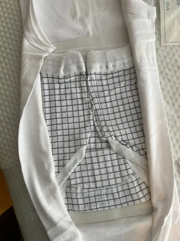 Unterhemd mit Slip, Set, DDR, weiß
