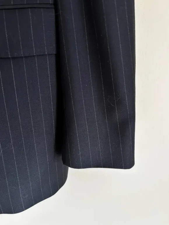 van Gils - 52 - High quality striped suit in blue