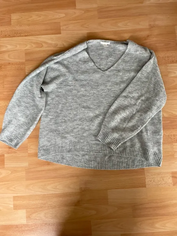 V-Ausschnitt Pullover