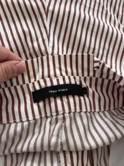 Vera Mode Damen Shorts weiß rostbraun Größe L