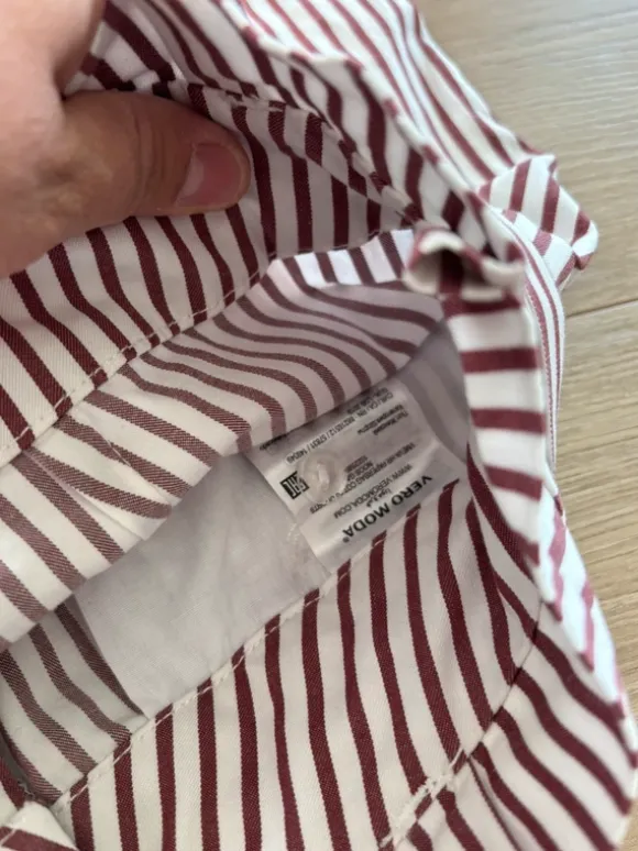 Vera Mode Damen Shorts weiß rostbraun Größe L