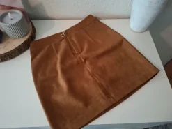Vero Moda Minirock, Rock wie Wildleder braun