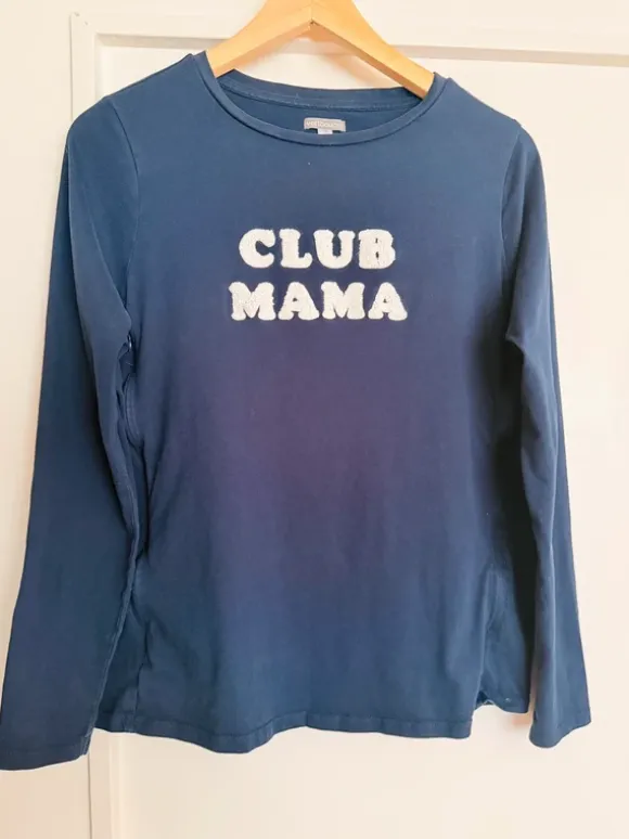 Vertbaudet Stilloberteil Club Mama Blau