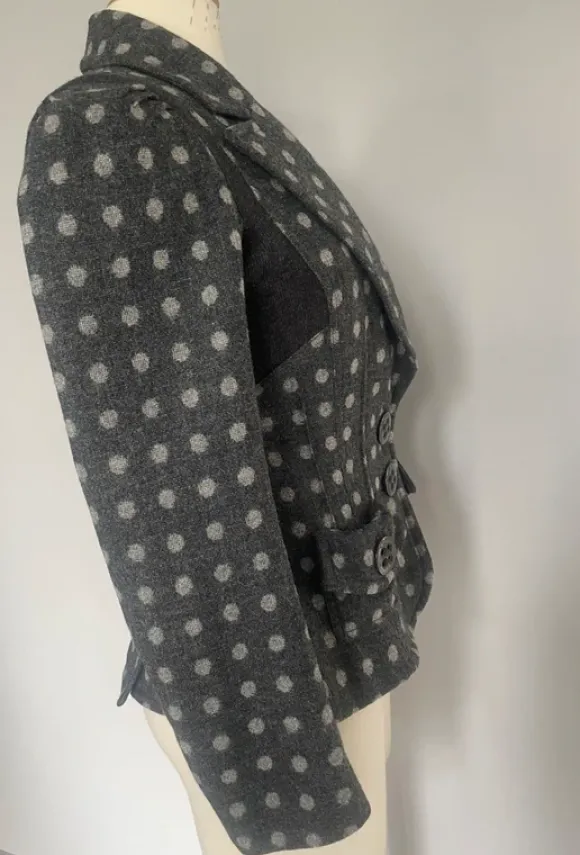 Veste courte en laine Sonia Rykiel Vintage