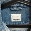 Veste en jean bleue