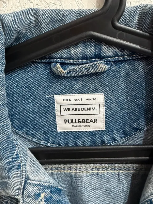 Veste en jean bleue