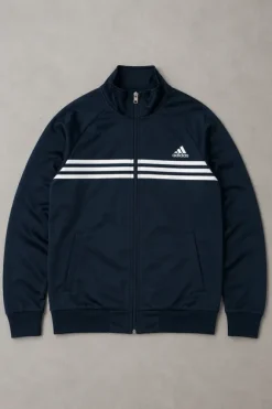 Vintage Adidas Jacke / Trackjacket - Gr. M - Dunkelblau - Y2K - Streetwear - Pashastyle - Neu
