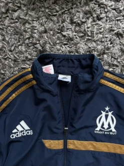 Vintage Adidas Olympique Marseille Track Jacket Y2K