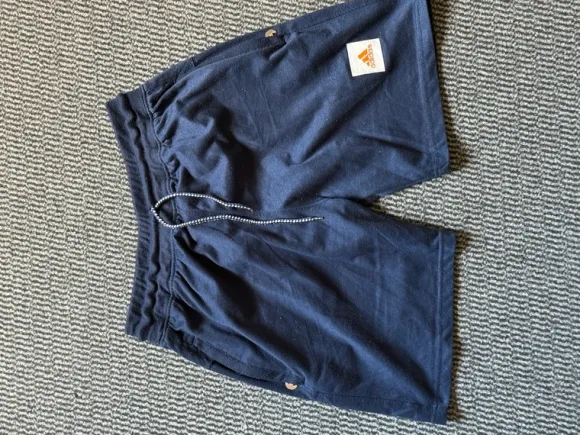 Vintage Adidas Shorts (Navy Blue)
