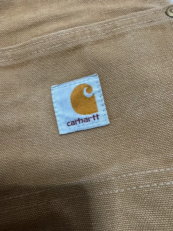 Vintage Carhartt Double Knee B01 BRN Pants Faded