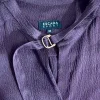 Vintage Escada Sport Bluse Tunika 100% Seide lila