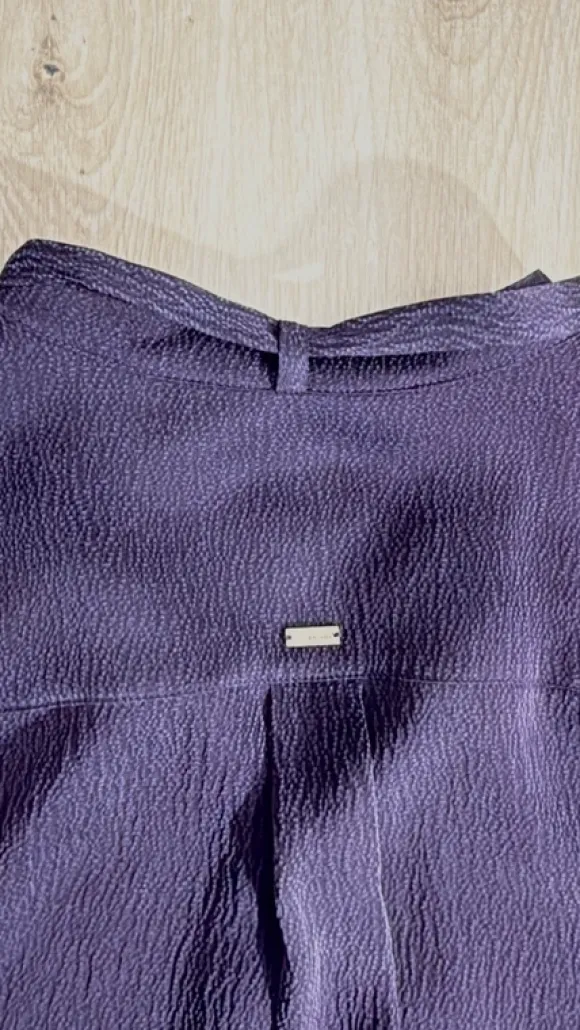 Vintage Escada Sport Bluse Tunika 100% Seide lila