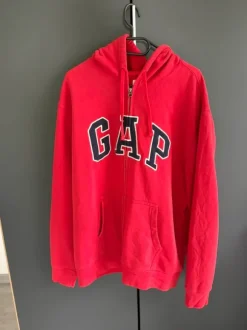 Vintage GAP Zip Hoodie rot oversized Xl
