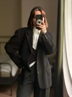 Vintage Hugo Boss blazer / coat (wool & cashmere)