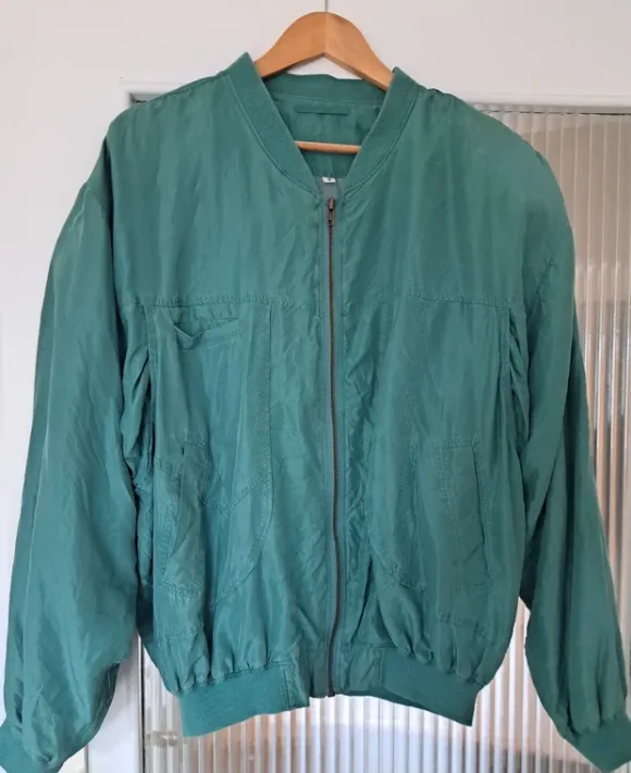 Vintage International silk Gatsby Bomberjacke