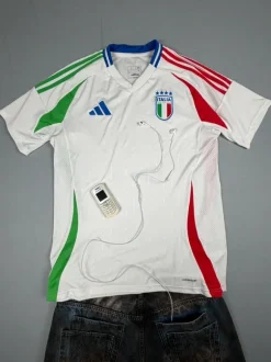 Vintage Italien Trikot | Y2K | Football | Italy | White | Pashastyle