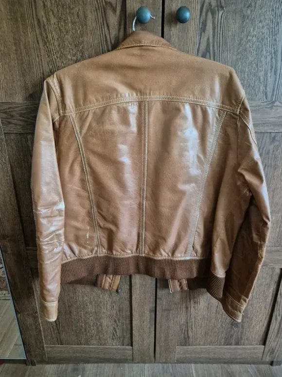 Vintage Lederjacke