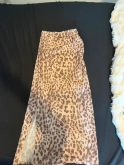 Vintage Leoparden Rock lang y2k