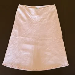 vintage linen skirt