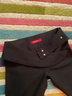 vintage miss sixty low waist schlaghose / stoffhose