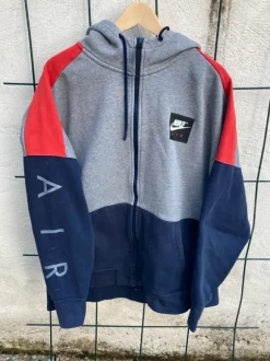 Vintage Nike Air Jacke Sweatjacke Kapuze XL