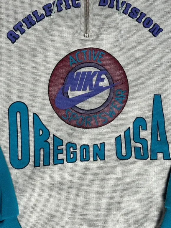 Vintage Nike Athletic Division Hoodie / Oregon USA / 90s Style / Größe L