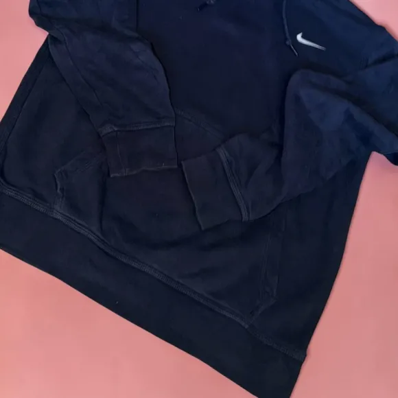 Vintage Nike Hoodie Navy | Dunkelblau weißer Swoosh | Unisex | Gr. M