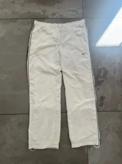 Vintage Nike Trackpants Weiß Baggy Y2K