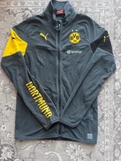 Vintage Puma BVB Dortmund Fleece Jacke | Größe L