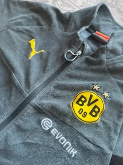 Vintage Puma BVB Dortmund Fleece Jacke | Größe L