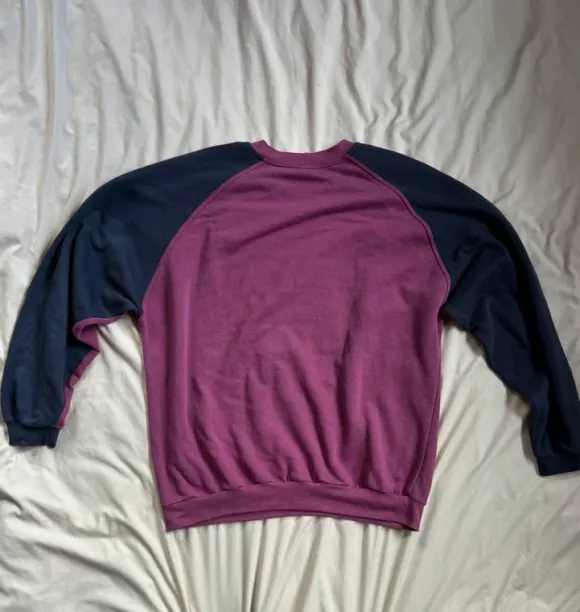Vintage Puma Sweater/Pullover M dunkelrot/dunkelblau