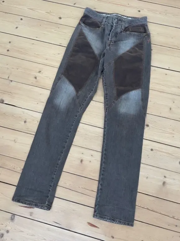 Vintage Y2K 9.2 by Carlo Chionna Patchwork Mens Jeans Size 31