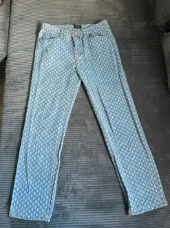 Vintage Y2K Wide Leg Jeans im Distressed-Look