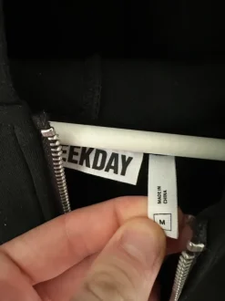 Weekday scuba zip hoodie