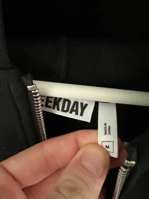 Weekday scuba zip hoodie